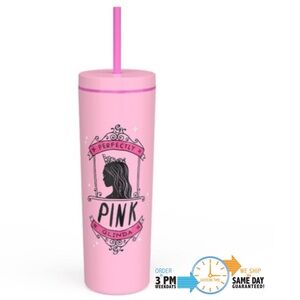 Pink Glinda cup tumbler 23 oz Wicked the movie Pink tumbler NEW